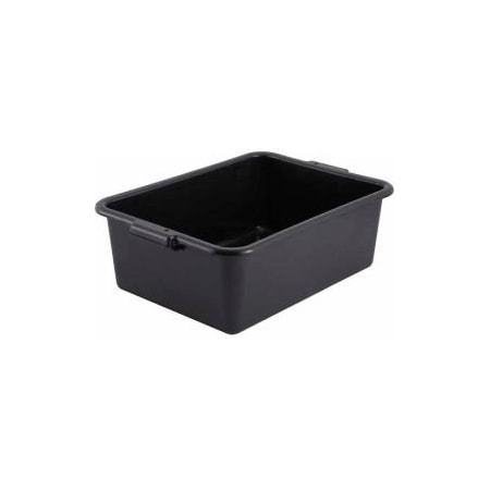 Winco Dwl Industries Co Winco PL-7K - Dish Box, Black, 21-1/2"D x 15-3/4"W x 7-1/4"H, NSF PL-7K